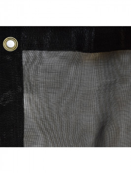Muldennetz 160g/m² - Gewebt - Schwarz - Ohne Gummiseil