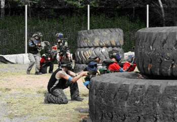 Paintballnetz - luftig und stark